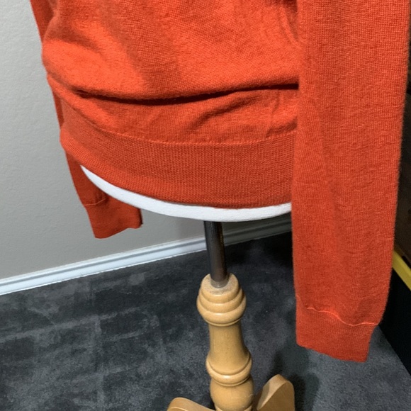 Express for Men Burnt Orange Sweater - Size XS - Picture 2 of 3